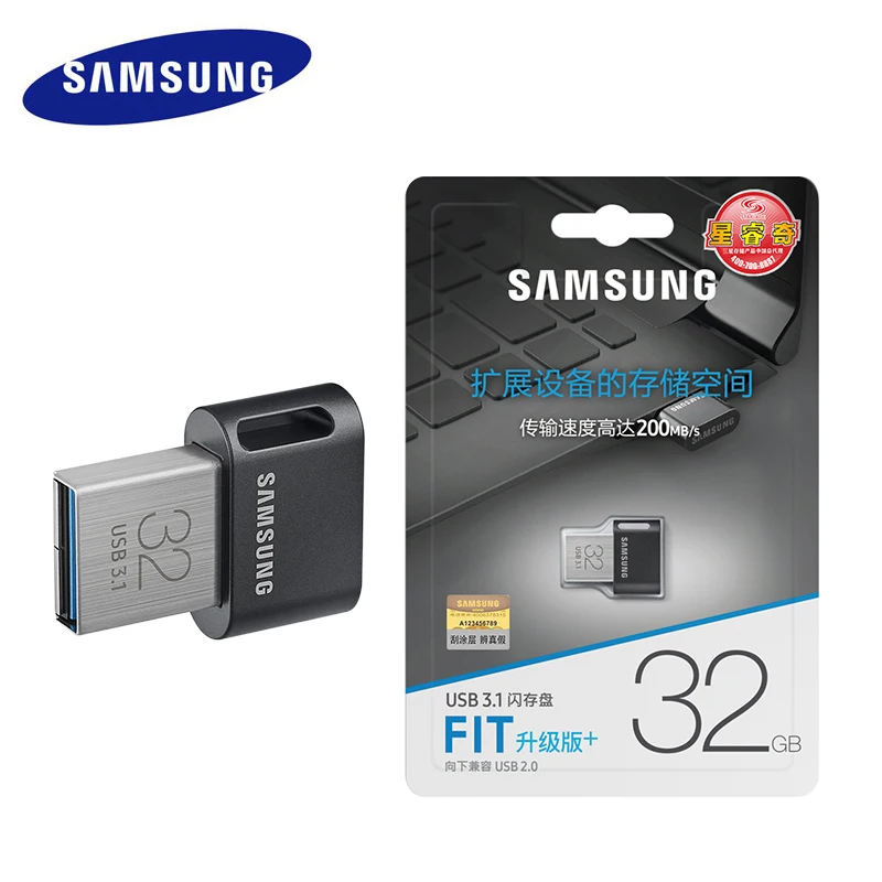 Флеш-накопитель SAMSUNG USB 3,1, флеш-накопитель, маленький флеш-накопитель 32 г/64 г/128 г/256 г, карта памяти, флеш-накопитель, устройство, u-диск, мини-usb ключ