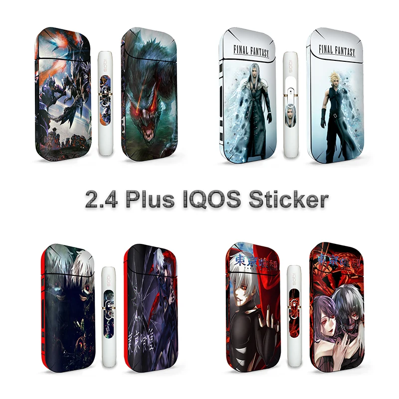 Принт с изображением героев мультфильма стикер для IQOS 2 4 Plus поддержка Прямая