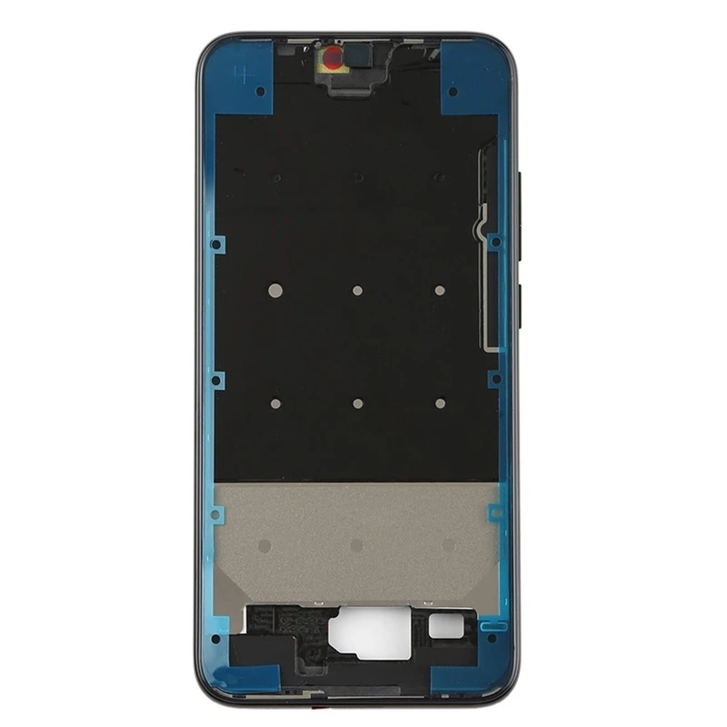

For Huawei Honor 10 Front Housing LCD Frame Bezel Plate with Side Keys Replacement Parts Black/Blue