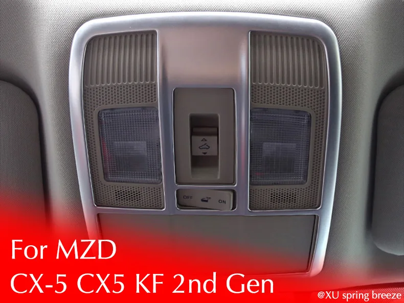 

For Mazda CX-5 CX5 KF 2017 2018 Second Generation Car Reading Light Frame Cover Stickers Interior Decoration Car Styling