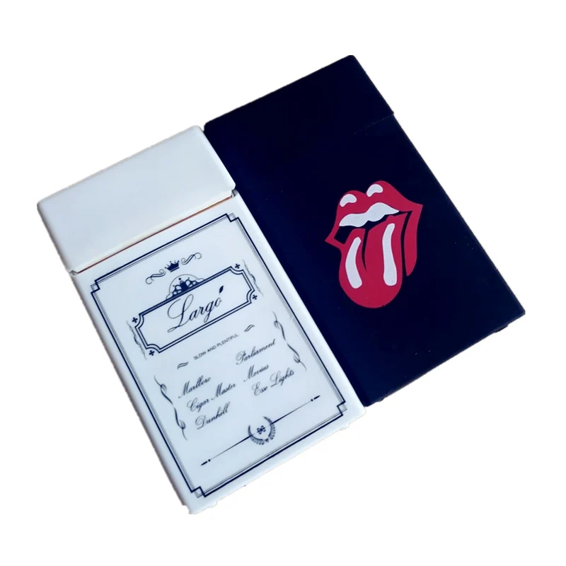 Эластичная Силиконовая коробка для сигарет Rolling Stone 100s женщин вмещает 20 курения