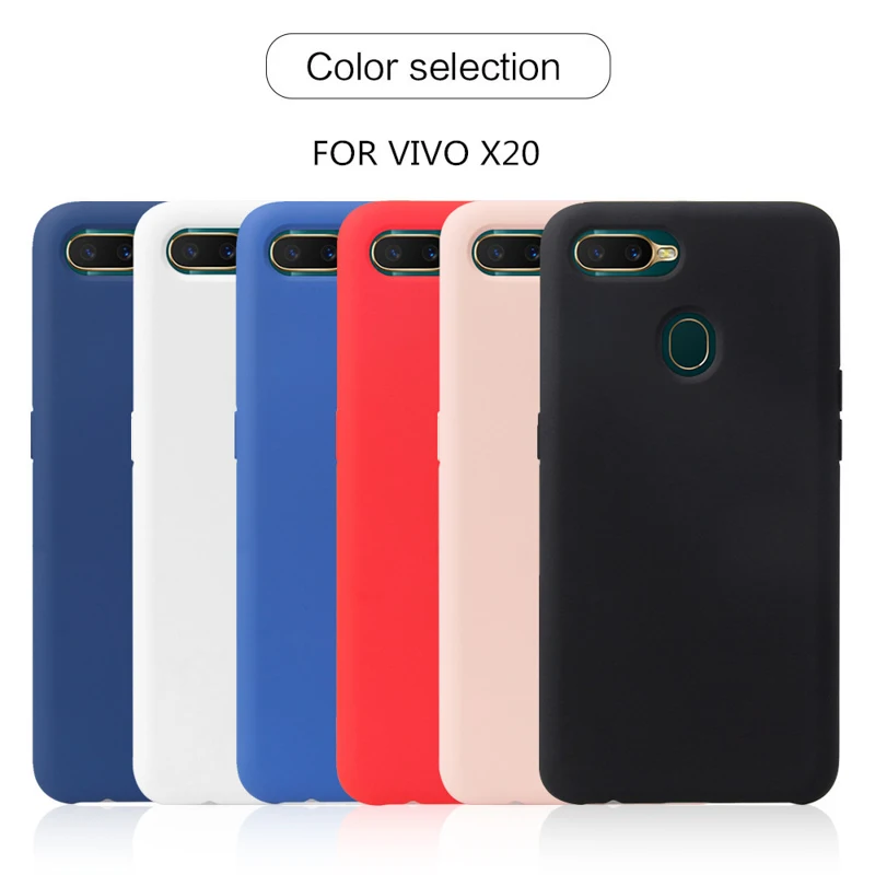

Matte Simple Candy Color Case For VIVO V15 Pro V11 X21S V9 Y85 X20 X21 X23 Y93 Y91 Y95 U1 Soft Silicone Anti-knock TPU Cover