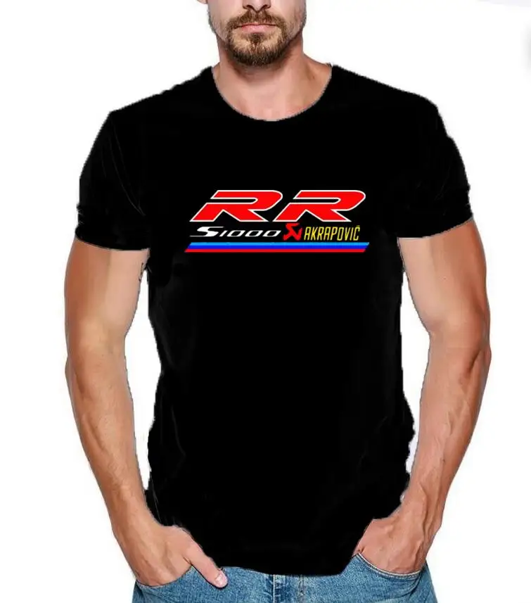 

2019 New Arrival 100% Cotton men tshirt S1000RR Motorcycle Shirt Men Short Sleeve Shirt Suzuki akrapovic t-shirt