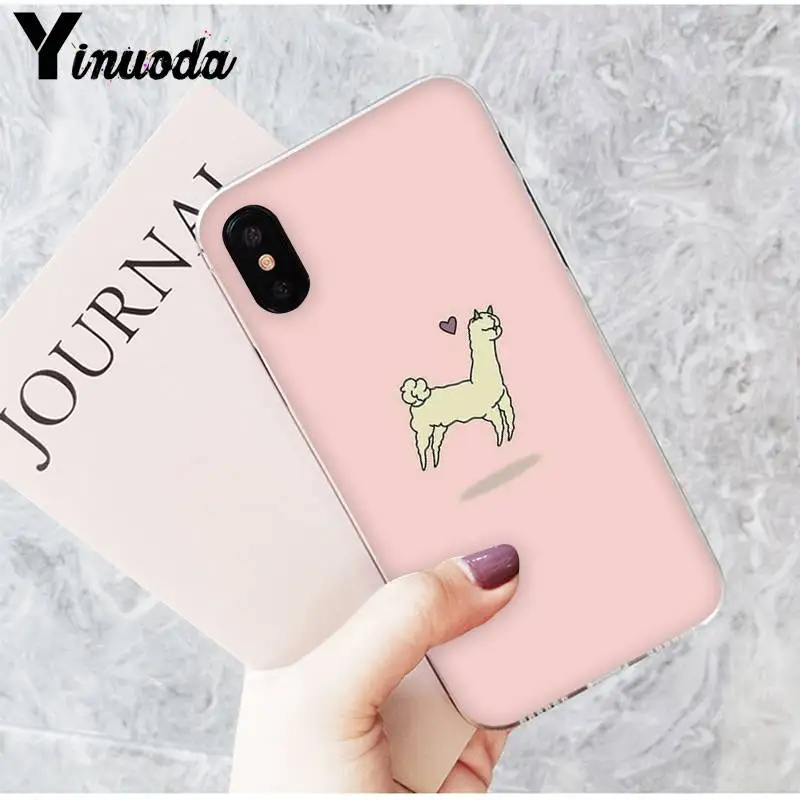 Cute cartoon animal alpaca small dinosaur