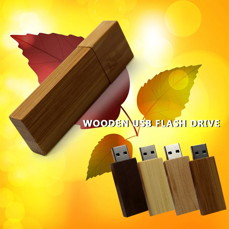 

Wood Memory Stick USB 2.0 USB Flash Drive Wooden Pen Drive Rectangle Pendrive 4gb 8gb 16gb 32gb 64gb U Disk Wedding Gift