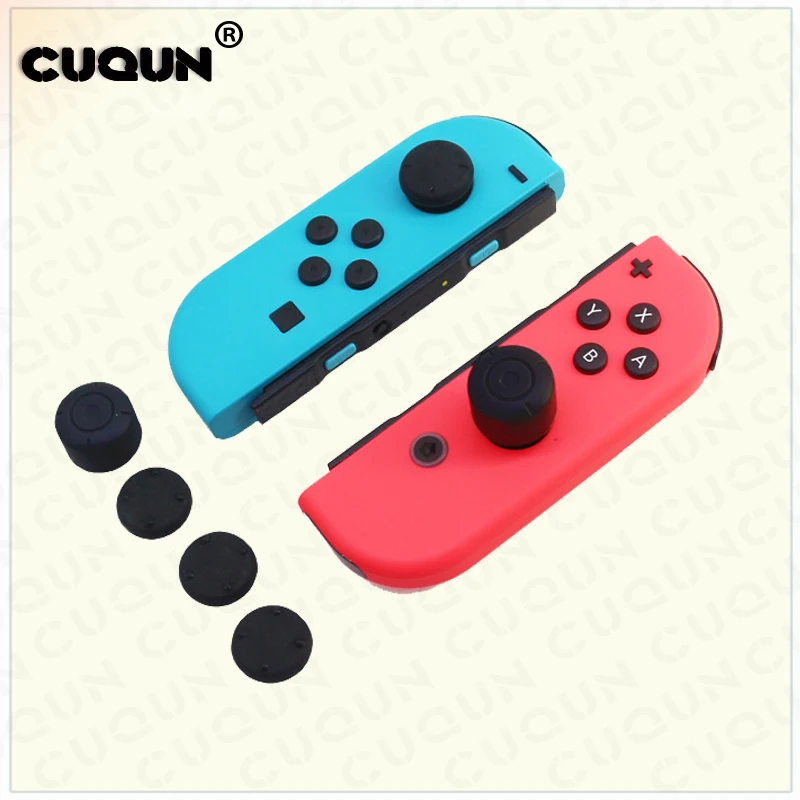 

Joystick Caps Black Silicone Analog Grip Thumbstick Button Cap Cover for Nintend Switch Joy-Con Thumb Grip for Switch NS