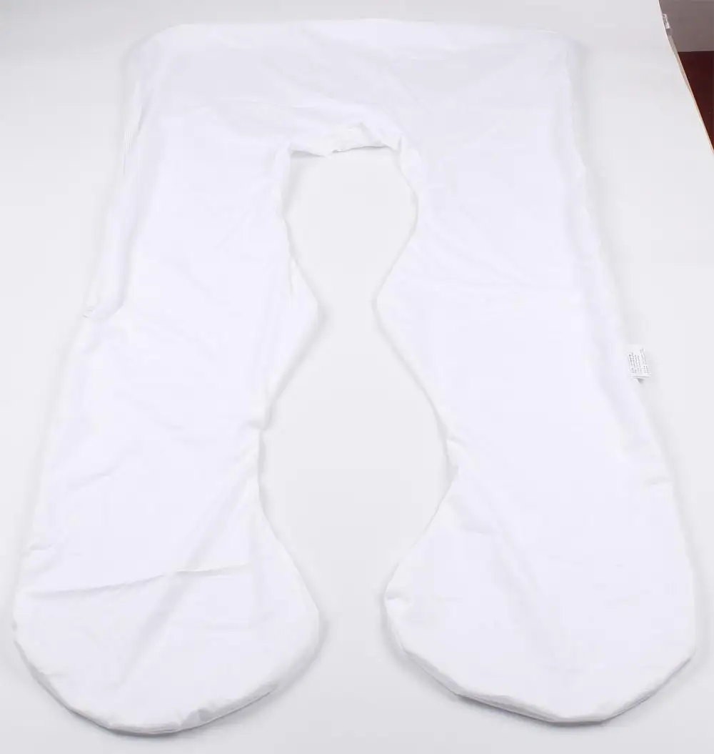 Online Kehamilan Bantal Kasus Penutup Removable Dekoratif Sarung Bantal U Berbentuk Bantal Tubuh Kasus untuk Bersalin Dilepas dengan zip 125 cm