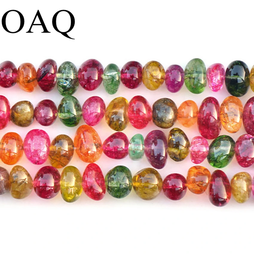 4x7mm Clear Quartz White Crystal Beads Chipping Decoration Tourmaline