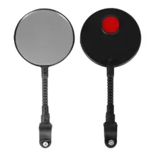 1pc High Quality Bike Mirrors Bicycle Handlebar Flexible Rear Back View Rearview Mirror Black Bike Flexible Rearview Mirror west biking bicycle cycling rear view mirror mount riding sunglasses rearview mirror bike back mirrors rear view eyeglasses