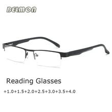 Belmon очки для чтения, мужские диоптрийные очки для дальнозоркости, очки для мужчин+ 1,0+ 1,5+ 2,0+ 2,5+ 3,0+ 3,5 RS778