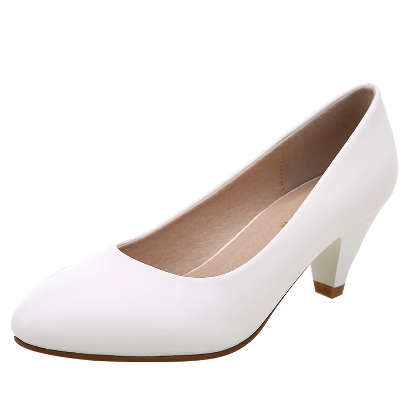 YALNN/выразительная женская обувь из органической кожи на среднем каблуке 5 см