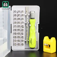 32 в 1 Набор Магнитных отверток многоцелевой точный отвертка специальный 0,8 звезда для ремонта телефона часов с подарком