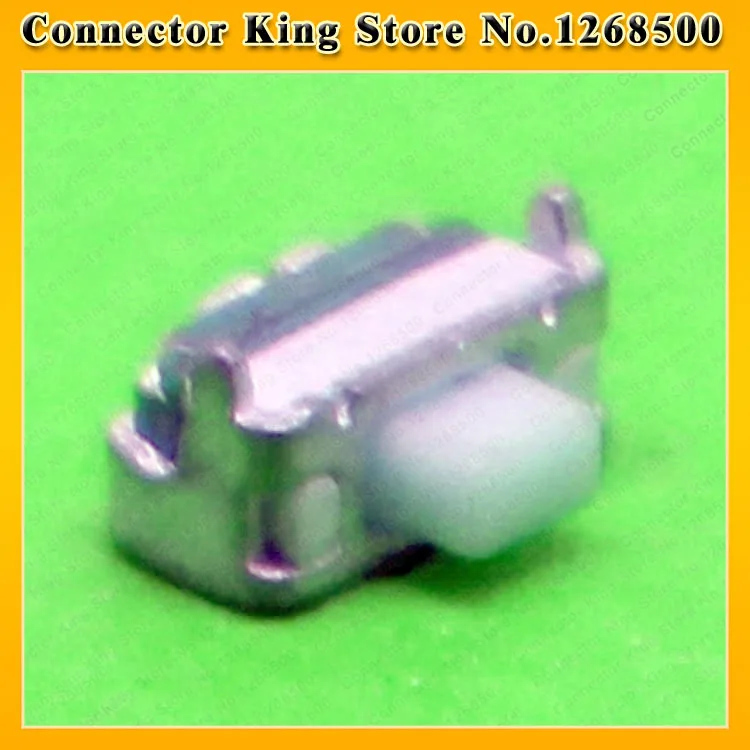 

ChengHaoRan 10pcs/lot,new 4mm small side volume button power switch for S3 I9300 I9305 T989 L710 i9023 I535 I747,AJ-063
