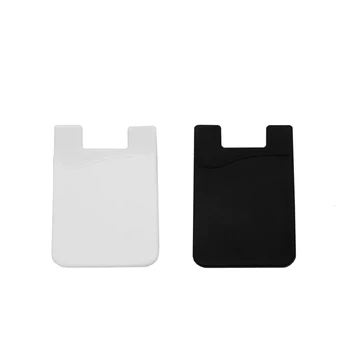 

1Pc Silicone Credit Card/ID Wallet Sleeve Adhesive Phones Holder Universal