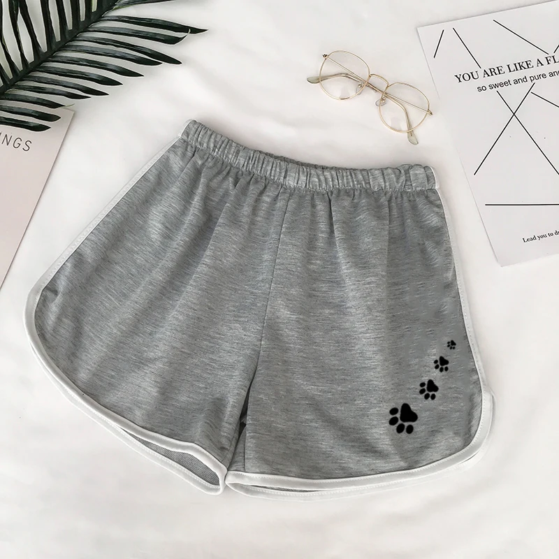 Gray02 Простые женские повседневные шорты Лоскутные боди фитнес тренировки летние шорты женские эластичные обтягивающие тонкие пляжные Egde короткие Горячие - Цвет: Gray02