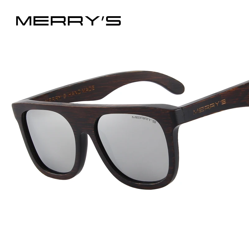 

MERRYS DESIGN Men Wooden Polarized Sunglasses HAND MADE 100% UV Protection S5085