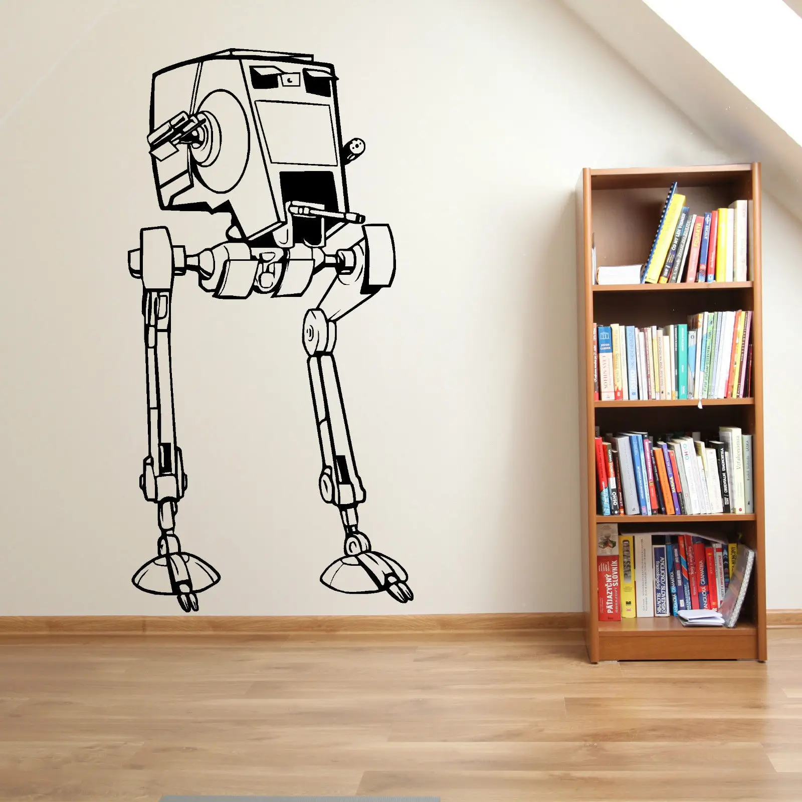 VINTAGE STAR WARS AT-ST SCOUT WALKER REPLACEMENT STICKERS SHEET