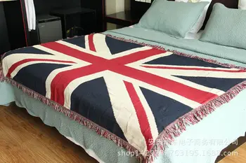 

INS hot sale living room decoration tapestry, flag pattern sofa blanket, travel boarding blanket, beach towel