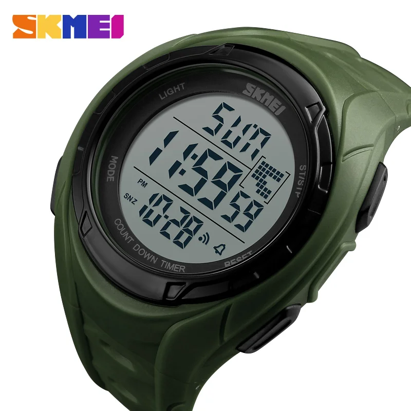 

SKMEI Outdoor Sports Men Watches Countdown Chronograph Watch Alarm Waterproof Digital Wristwatches Clock Male Relogio Masculino