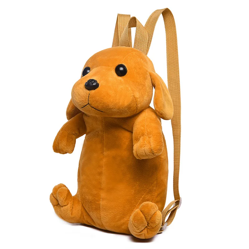 Kawaii плюшевый детский щенок, школьные сумки для маленьких мальчиков, 3D мультфильм животных рюкзак в детский сад сумка для книг с принтом собаки для девочек