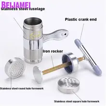 

Manual Pasta Noodle Hand Maker Stainless Steel Press Machine