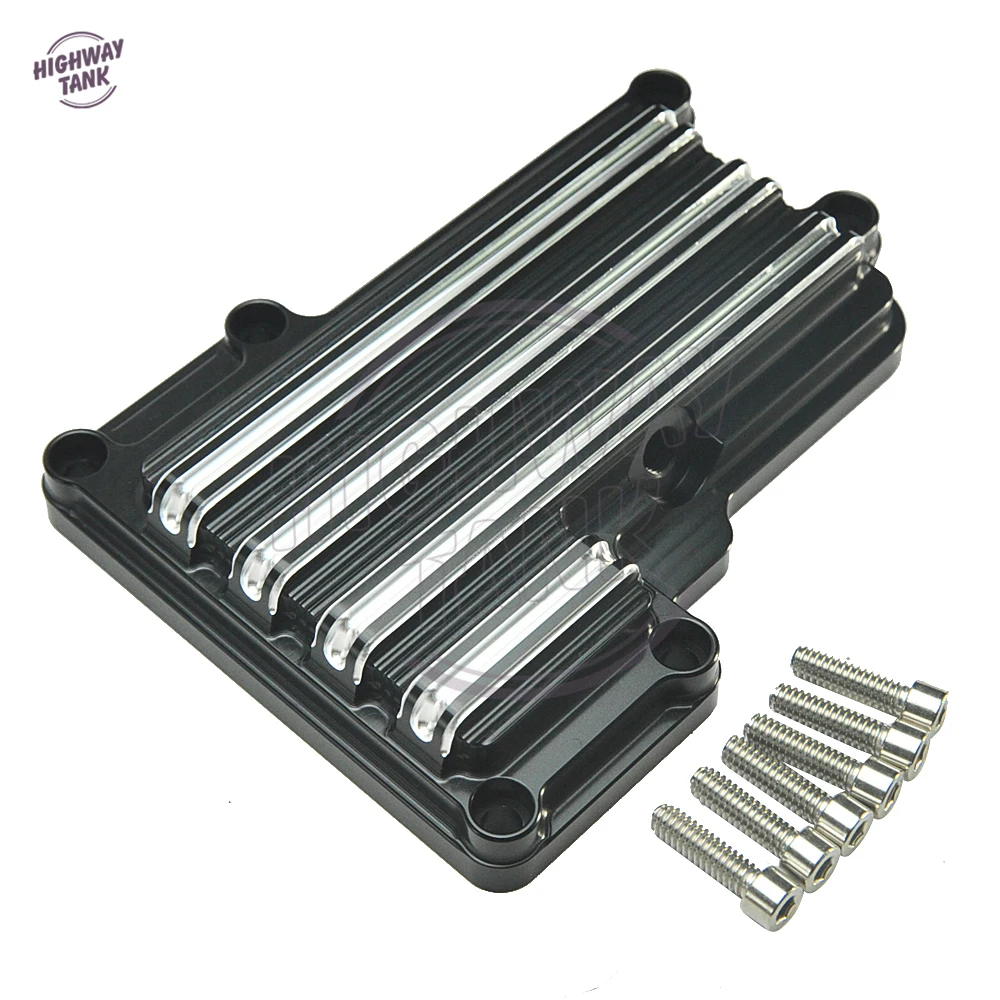  CNC Black Motorcycle Transmission Rocker Box Top Cam Side Cover Case for Harley Dyna Touring Softai