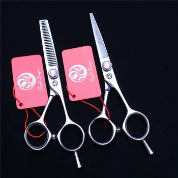 

6.0" 17.5cm 440C Purple Dragon Hairdresser's Scissors Thinning / Cutting Scissors Professional Hair Scissors Free Shipping Z9012