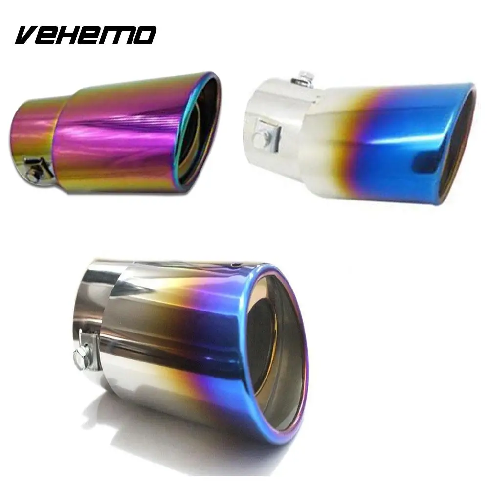 

Car Vehicle Tail Throat Exhaust Pipe Muffler Silencer Modification Bluing