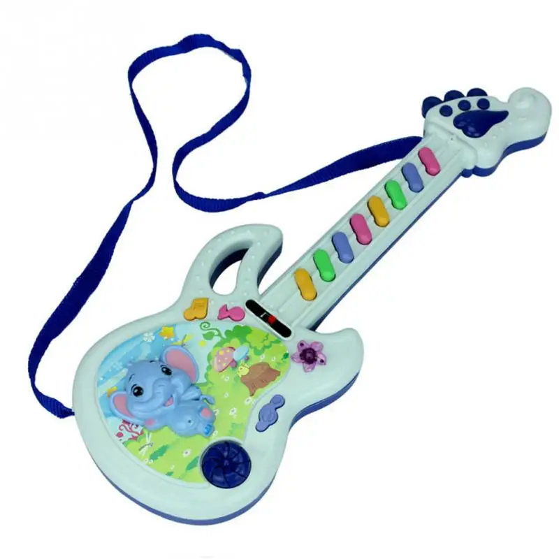 Детский акустический слон гитара музыкальный инструмент детская игрушка