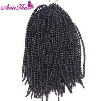

Amir 50 Strands/pack 3packs/lot Crotchet Braids Ombre Braiding Hair Spring Freetress Crochet Braids Synthetic Hair Extensions