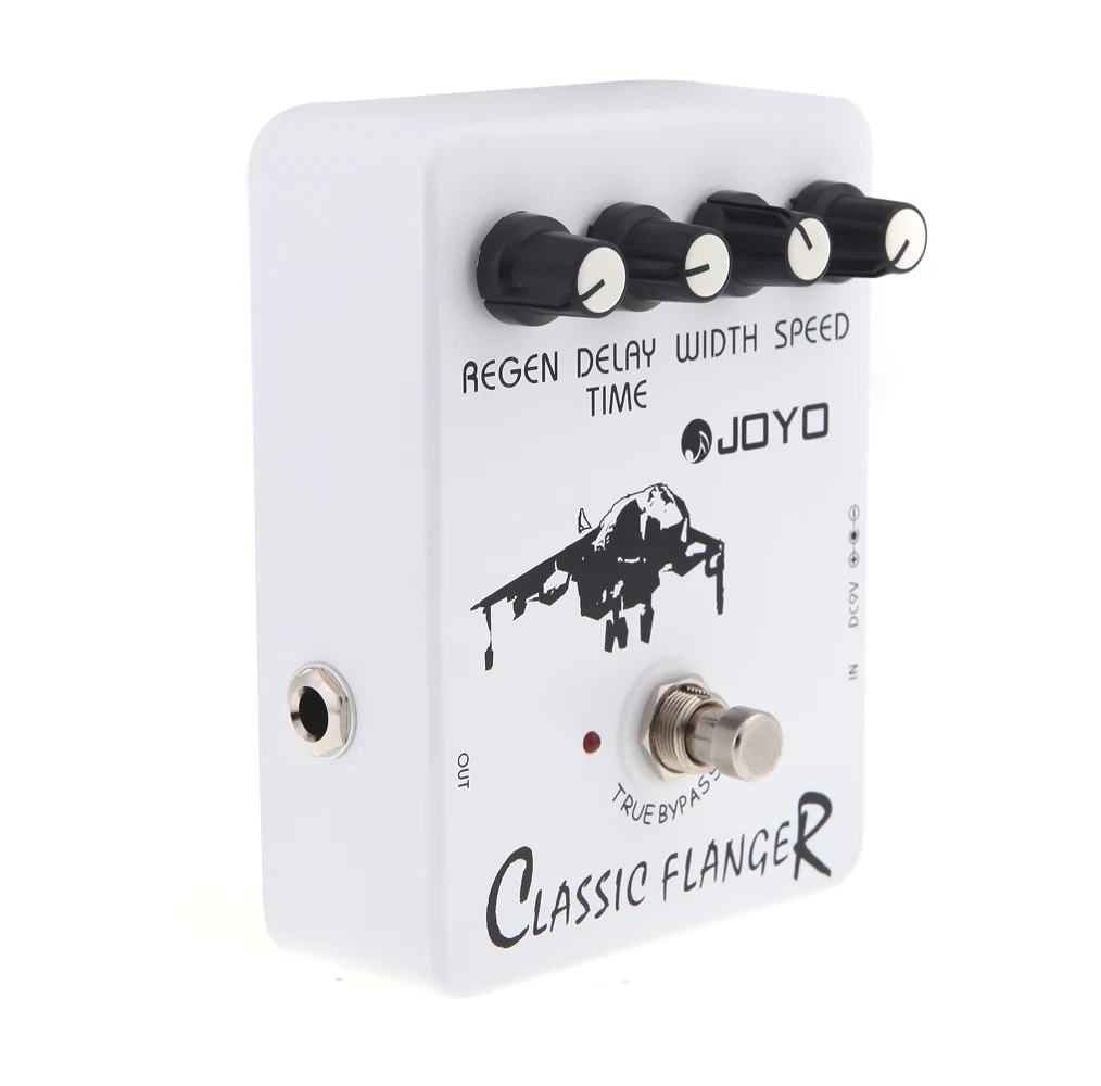 Joyo JF-07 Классический Flanger гитарный эффект педали с истинным байпасным дизайном