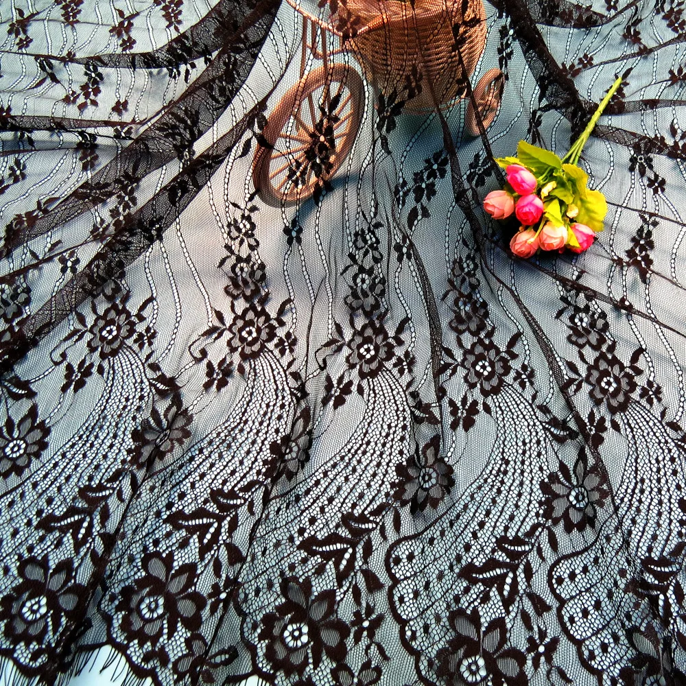 3 метра французские кружевные ткани африканский тюль с кружевами DIY ремесла свадебное платье одежда бюстгальтер кружевной материал ручной работы