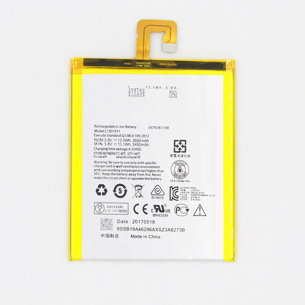 С инструментами 3550 мАч аккумулятор L13D1P31 для Lenovo Pad A3500 S5000 Φ tab3 7 TB3 710i 710F tab 2 A7 |
