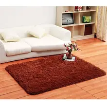 Пушистые коврики анти-антискользящим покрытием мохнатый ковер для столовой коврики коричневый коврики с ворсом ворсистые коврики