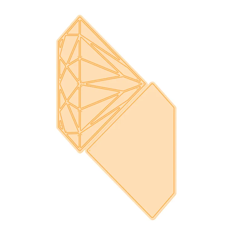 

Naifumodo Metal Die Hollow Diamond for DIY Scrapbooking Cutting Dies Photo Album Embossing Paper Cards Decorative Crafts New