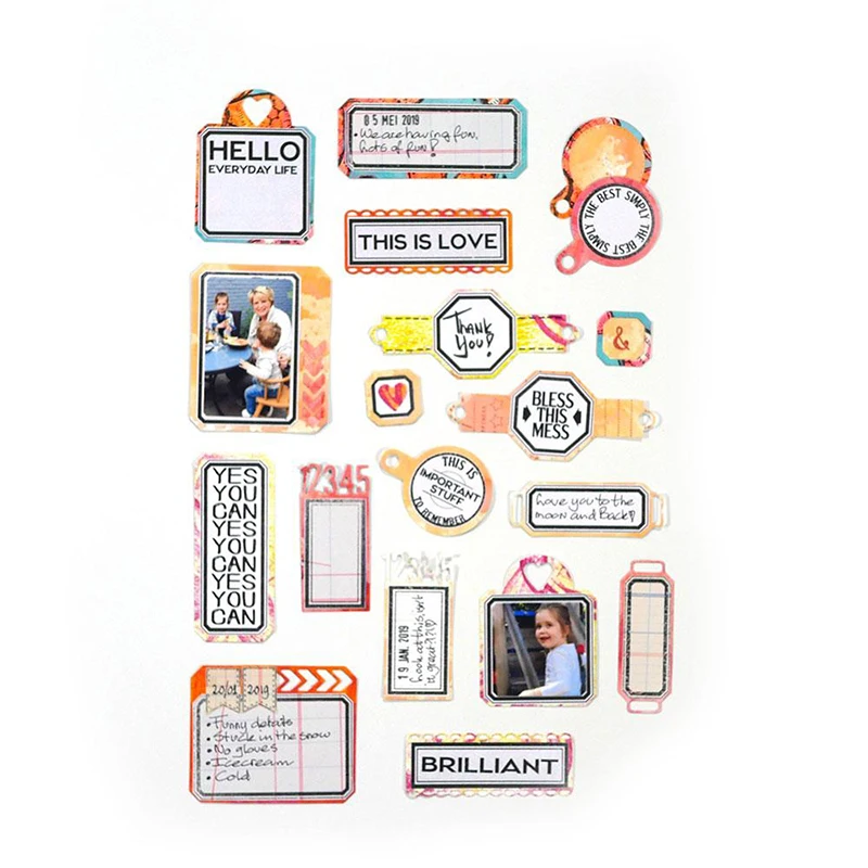

Series Plan Labels Set Metal Cutting Dies For DIY Scrapbooking Embossing Paper Cards Making Crafts Supplies New 2019 Dies