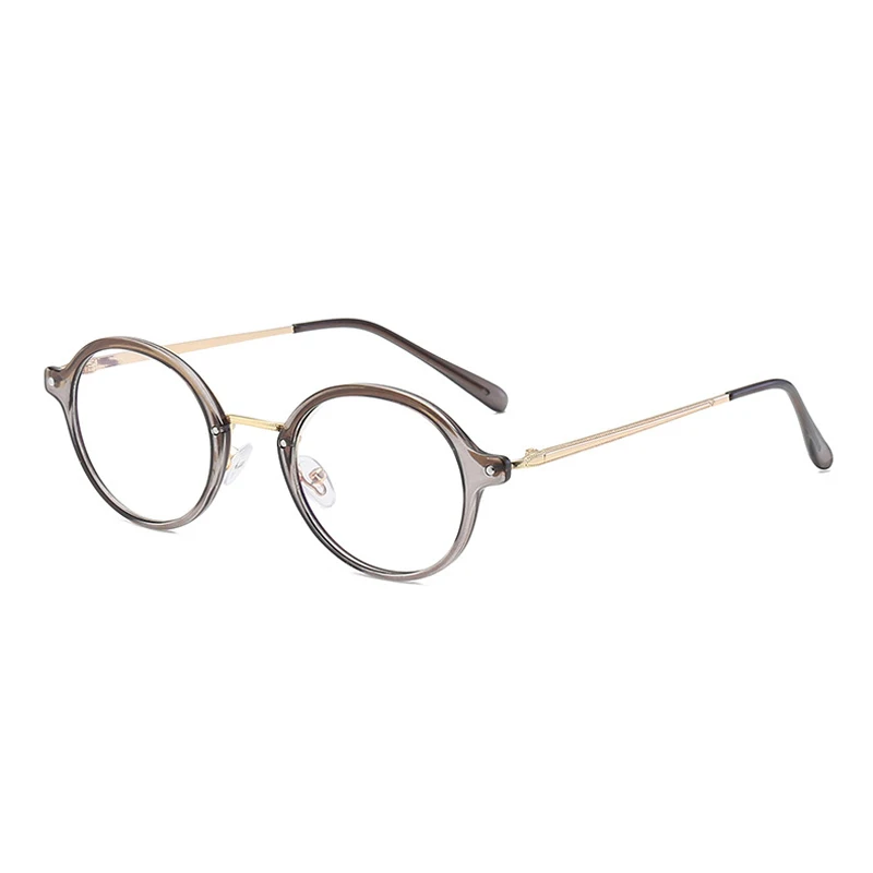 Iboode металлические очки для чтения, простые зеркальные очки с круглой оправой, простые зеркальные компьютерные очки, игровые очки, мужские и женские очки Oculos