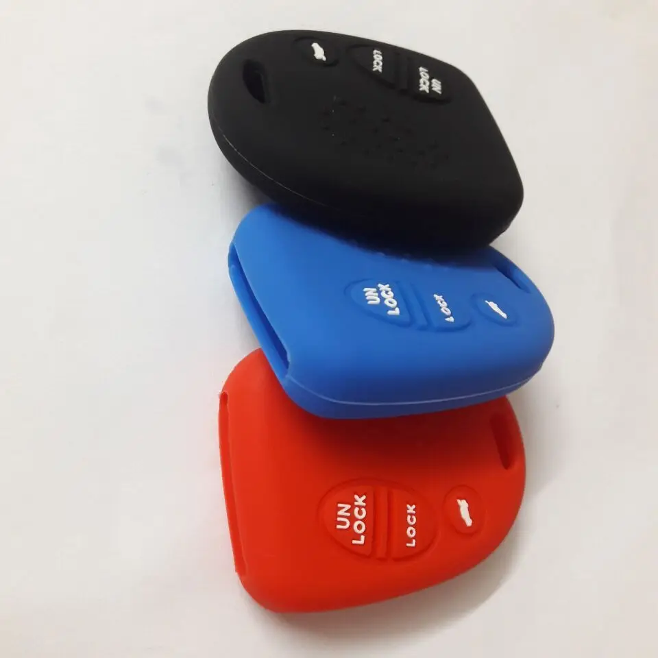 Car Key Shell Key Accessory Auto Silicone Key Bag for Holden COMMODORE VS VT VX VY VZ WH WK WL Silicone Cover 3 Button Car KEY