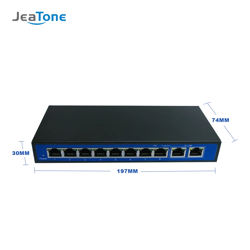 JeaTone POE переключатель для IP видео домофон