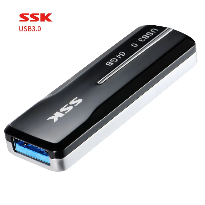 Free shipping SSK SFD201 USB 3.0 16G 32G 64G 128GB USB flash drives pen drive high speed usb