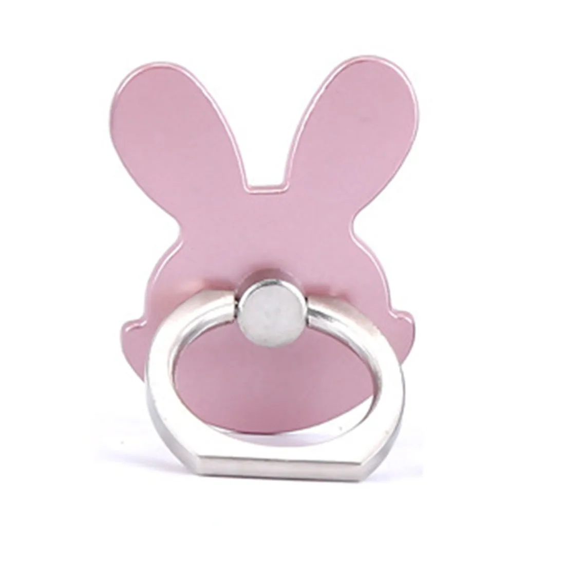 elenx Rabbit Design Phone Holders 360 Degree Metal Finger Ring Mobile Phone Smartphone Stand Holder For iPhone for Samsung Smart