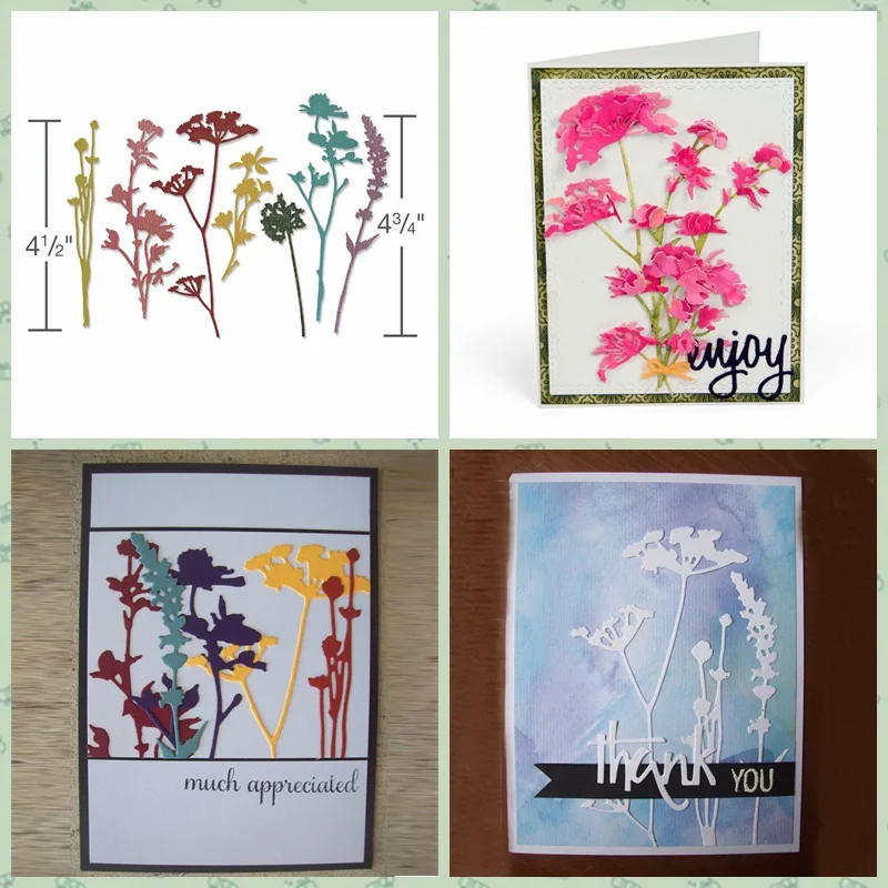 

Mixed Large Flower Metal Cutting Dies DIY Scrapbooking Album Photo Paper Cards Embossing Handmade Crafts New