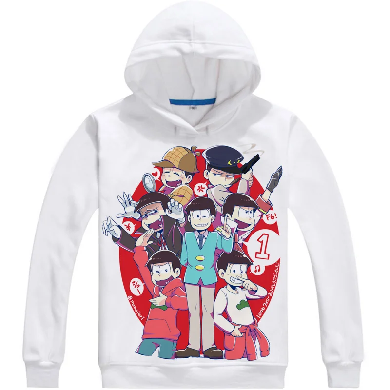 Толстовки с капюшоном Mr. Osomatsu Matsuno 3D толстовки длинным рукавом Женская толстовка