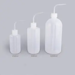 Локоть пластиковая бутылка для промывки Алкоголь бутылка для жидкости 250/500/1000 мл емкость для растворителя