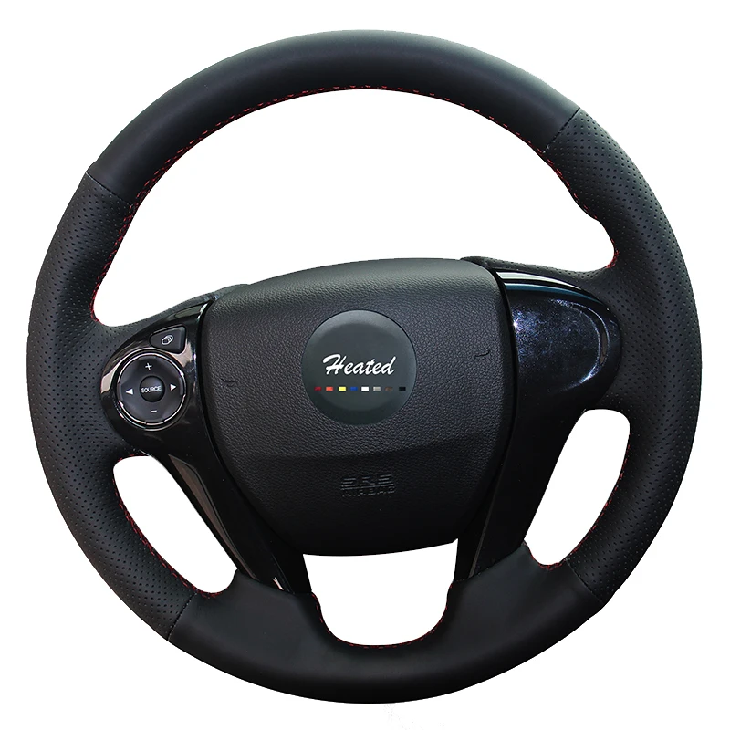 

Wheel steering cover for Honda Accord 9 Odyssey Crosstour 2013-2016 Pilot 2016 2017 Microfiber leather Braid on the wheel