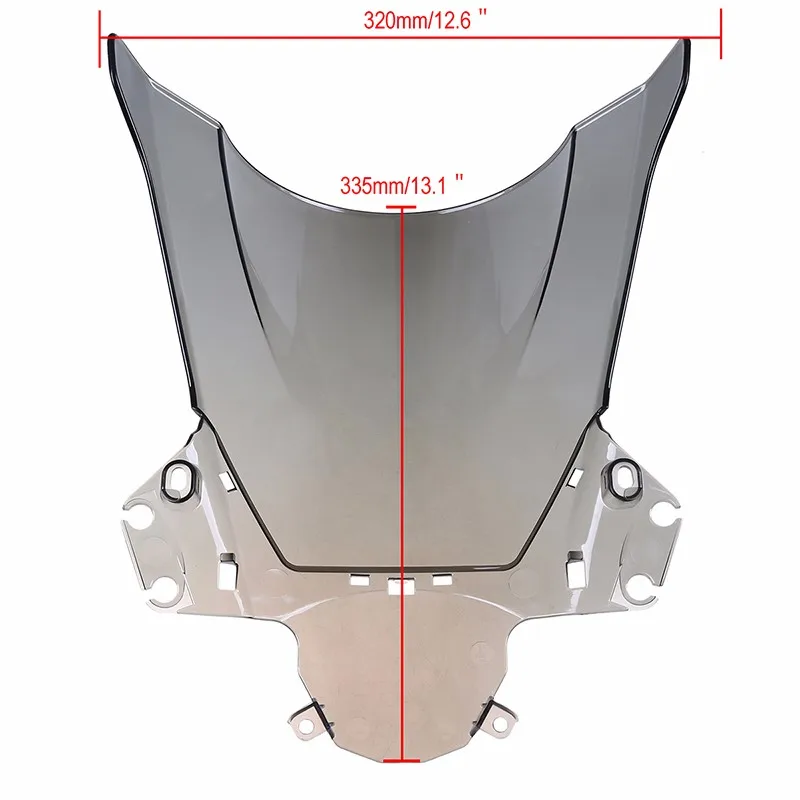 Черный/серый/прозрачный ABS пластик мотоцикл ветровое стекло лобовое стекло двойной пузырь для Honda CBR250R 2011 2012 2013 мотоцикл