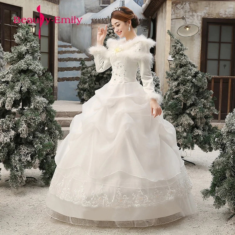 Winter Ball Gown Wedding Dress