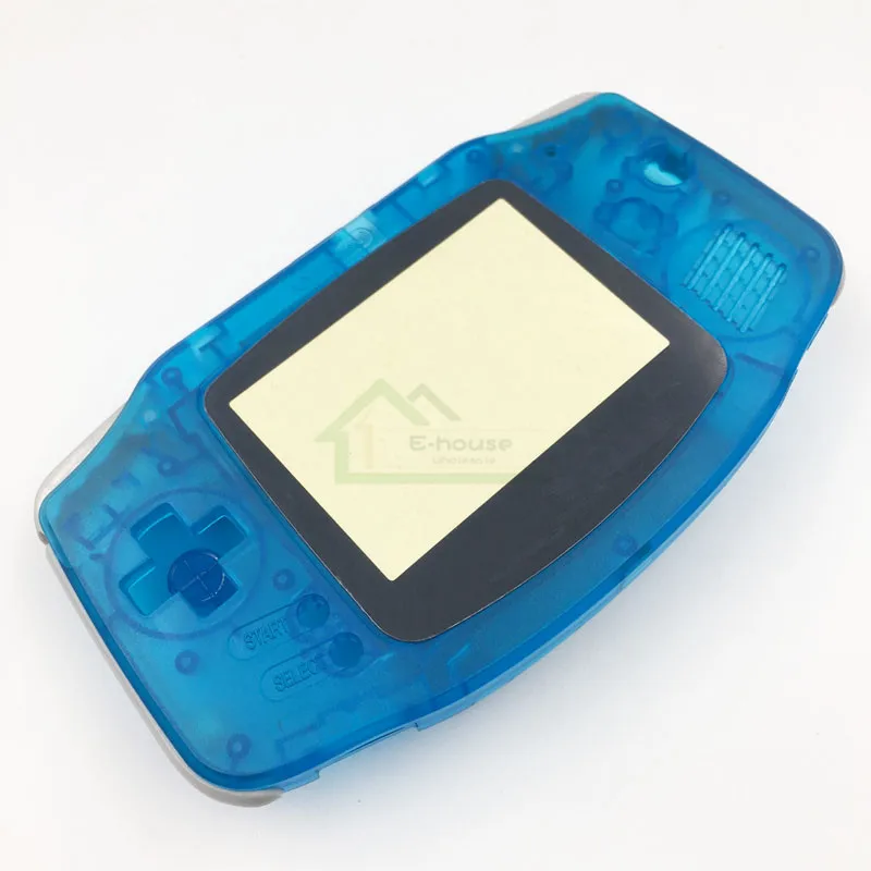 Светящаяся зеленая светящаяся синяя ракушка корпус для Gameboy Advance для GBA GBC GBP Ночная освещенная Оболочка Чехол