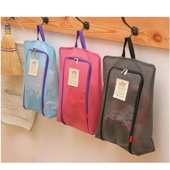 

New Style Shoe Pouch Storage Included Bag Black Pink Shoe Collection Storage Organize Ventilate Travel Trip Organization