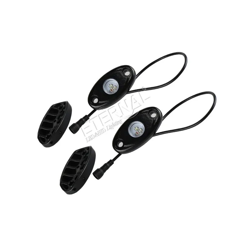 Бесплатная доставка 8 шт./компл. 9 W RGB LED свет рок работы туман Бег лампа для авто ATV